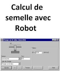 Calcul De Semelle Avec Robot Construction Documents Structural Analysis Autocad