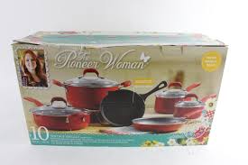 The pioneer woman has also released similar cookware lines with more pieces. The Pioneer Woman 10 Piece Cookware Set Property Room