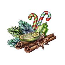 1 tüte kleine marshmellows, 1 zuckerstange und eine tüte heiße. Weihnachten Illustration Zimtstangen Getrocknete Limette Zuckerstange Fototapete Fototapeten Zuckerstangen Kalk Grusskarte Myloview De