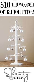 10 Diy Wooden Ornament Tree Cheap Christmas Diy Christmas Decor Diy Cheap Diy Christmas Tree