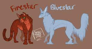 Warrior cat firestar by wolfdarkkitty on deviantart. 100 Warriors Challenge 1 Firestar And Bluestar By Chisai Moon On Deviantart