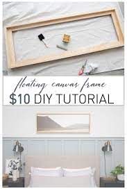 Diy Floating Frame Diy Canvas Frame Wood Frames Diy Diy Picture Frames
