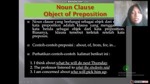 Key difference between noun clauses and other dependent clauses. Noun Clause Object Of Verb Object Of Preposition Part 2 Cute766