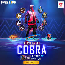 Join a group of up to 50 players as they battle to the death on an enormous island full of weapons and vehicles. Garena Free Fire First Time Ever The Cobra Has Arrived Join The Excitement From 29 Time 27 2 5 3 Own Them Now Freefire Freefirepakistan Facebook