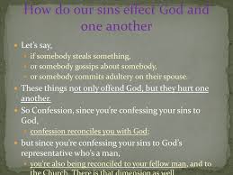 What does the bible say about confession of sin? Rcia Class 24 The Sacrament Of Reconciliation Confession Penance Ppt Download