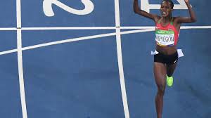 I was 45kg before, 53kg after. Kenianerin Kipyegon Olympiasiegerin Uber 1500 M Eurosport