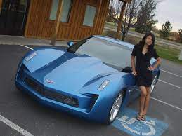 General motors announced the surprise debut of the chevrolet stingray concept at the chicago auto show on wednesday, february 11, 2009. Transformer S Corvette Stingray Concept Replica From Custom Hell Carscoops