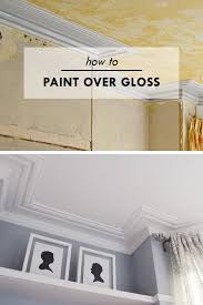 how to paint over gloss