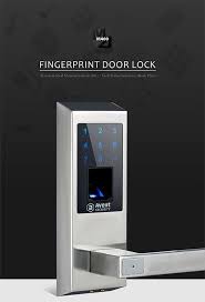 Avent Security M400 Fingerprint Scanner Door Lock With Standless Steel Smart Door Locks Steel Security Doors Keyless Door Lock