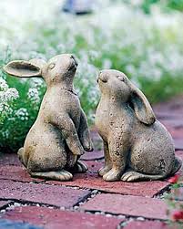 Maybe you would like to learn more about one of these? Yup Need These All Over My Yard Hidden Away Apparently My Aunt Tells Me That The Family Is Bunnies Garden Garden Ornaments Beautiful Gardens Garden Statues