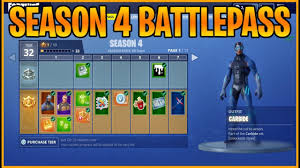 One look into anything related to fortnite in season 4 and you'l immediately notice the arrival of marvel characters. Season 4 Battlepass Cosmetics All Skins Gliders Emotes And More Youtube