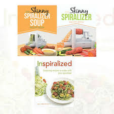 To make this chicken noodle soup recipe, you can use canned chicken and drain the juice (or start with sautéing the chicken and vegetable on the stove top) first, and then stir in broth and seasoning. The Skinny Recipe Book Collection Inspiralized Spiralizer Soup 3 Books Set New 9783200322752 Ebay