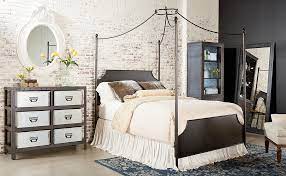 Shop our best selection of beds & bed frames to reflect your style and inspire your home. Magnolia Home Cathedral Iron Canopy Bed Rustic Bedroom Houston By Star Furniture Houzz