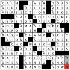 It played for years on broadway before being adapted by i.a.l. Tuesday June 12 2018 Diary Of A Crossword Fiend
