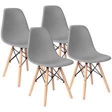 Amazon Com Furniwell Pre Assembled Modern Style Dining Chairs Mid Century Eif Modern Kitchen Chair Mid Century Modern Kitchen Chair Mid Century Kitchen Chair