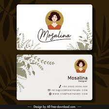 Politically correct) dan ditinjau dari sejarah, dan etimologi asal muasalnya di dunia. Name Card Template Portrait Leaves Decor Classical Design Free Vector In Adobe Illustrator Ai Ai Format Encapsulated Postscript Eps Eps Format Format For Free Download 3 63mb