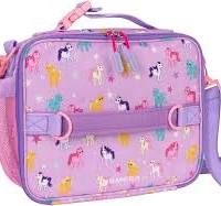 INSMEER Lancheira Termica Infantil, Lancheira Para Meninas E Meninos -  Tecido Durável E Resistente À Agua Com Bolsos Internos E Externos Com Zíper  E ...