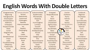 Leaning to alphabetize a list of words is one of the first skills students learn in primary grades. English Words With Double Letters Vocabularypoint Com