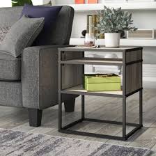 The mixture of dark, natural wood, and the smooth, painted wood provide a beautiful contrast and a nice, comfortable feel, almost reminiscent of classic farmhouse decor. Modern 20 Inch Gray Wash Home Furniture Set Sofa Side Table Coffee Tables China Coffee Table Home Furniture Set Made In China Com