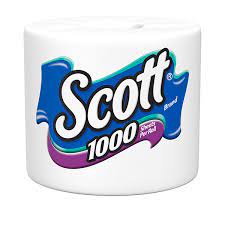 I find it cleaner to use and soft enough to get the job done. 1000 Toilet Paper Scott