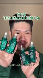 Smooth, Glow & Bounce with @Fresh Beauty's Tea Elixir Serum 🍃 🍵!!! #...