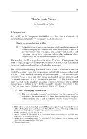 Public company limited by shares. Pdf The Corporate Contract