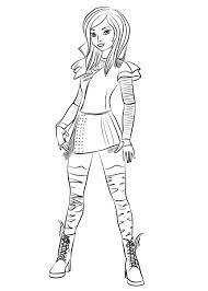 Disney descendants auradon coronation lonnie. Descendants Coloring Pages Disney Characters Print For Free
