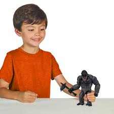 A crossover movie set in the monsterverse cinematic universe that pits godzilla against king kong. Godzilla Vs Kong Basic Kong With Battle Axe Action Figure 6 Walmart Com Walmart Com