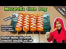 Ide Jualan Mozarella Corn Dog Youtube Ide Makanan Makanan Resep Makanan