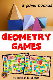 Geometry Games With Quadrilaterals Plane Figures Lines Solids And Triangles Geometry Games Teaching Geometry Geometry Worksheets