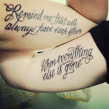 Meaning to say, you believe with your best friend that your good best friend relationship will last for a lifetime. Brother Sister Tattoos Siblings Tattoo Ideas