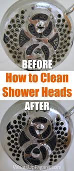Easily Clean Shower Heads With Only Vinegar Video Shower Cleaner Shower Heads Cleaning Hacks