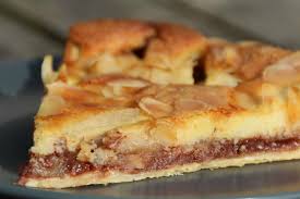 Tarte Surprise Aux Poires Amandes Et Chocolat Mes Biscuits And Co Tarte Aux Poires Tarte Poire Amande Poire Au Chocolat