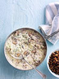 15 Minute Mushroom And Tarragon Stroganoff Olive Creme Fraiche Recipes Vegetarian Vegan Recipes Vegetarian Recipes