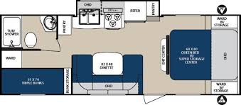 Surveyor Travel Trailer By Forest River Travel Trailer Triple Bunk Rv Homes