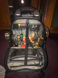 Veto pro pac tool bags are designed with the company's patented center panel and hinged ergonomic handle, vertically tiered pockets, heavy duty construction and stabilizing injection molded waterproof. Finally Took The Plunge And Invested In And Veto Pro Pac Tech Pac Backpack And What A Tool Bag These Things Are Tools