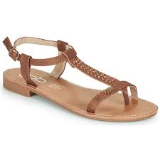 Décolleté en v et bout pointu. Les Petites Bombes Emilie Camel Livraison Gratuite Sb Roscoff Chaussures Sandale Femme 29 95