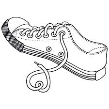 Baixe ou imprima online gratuitamente. Desenho De Tenis Com Cadarco Para Colorir Tudodesenhos