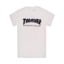 T Shirt White Thrasher Youth