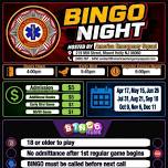 Bingo Fundraiser at American Emergency Squad-Mount Holly