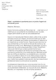 Lettre De Motivation Agent Administratif Sans Experience Modele De Lettre