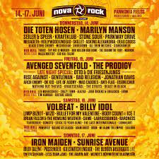 Vier besondere schmankerl und welche bands ihr auf keinen fall verpassen solltet. Nova Rock 2018 14 06 2018 3 Jours Nickelsdorf Burgenland Autriche Agenda Concerts Metal