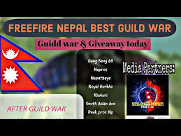 There are some characters that. Nepal Freefire Trination Guild War Nepathaya Vs Titanium Rg Gb Asian Cup Starting Soon Youtube