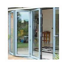 When closed, they create a stately wall of light. Aluminum Exterior Folding Sliding Door Rs 1300 Square Feet Kaizen Solutions Id 20601862691