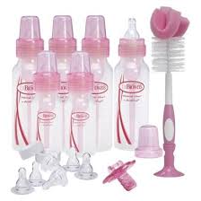 Dr Brown S Natural Flow Baby Bottle Gift Set 20pc Pink Baby Bottle Set Baby Bottles Dr Brown Bottles