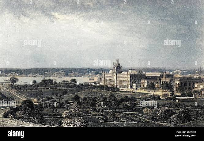 Calcutta india 1850 hi-res stock photography and images - Alamy