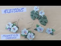 Check spelling or type a new query. Hibiscus Earrings Gumamela Earrings Easy Diy Polymer Clay Earrings Youtube