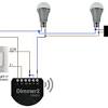 Fibaro dimmer 2 can switch or dim connected light source either through radio waves or through the wall switch connected directly to it. 1