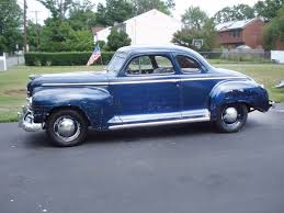 Image result for Chevron Blue 1947 Plymouth