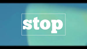 A posted notice bearing a designation, direction, or command: How To Spell Stop Youtube